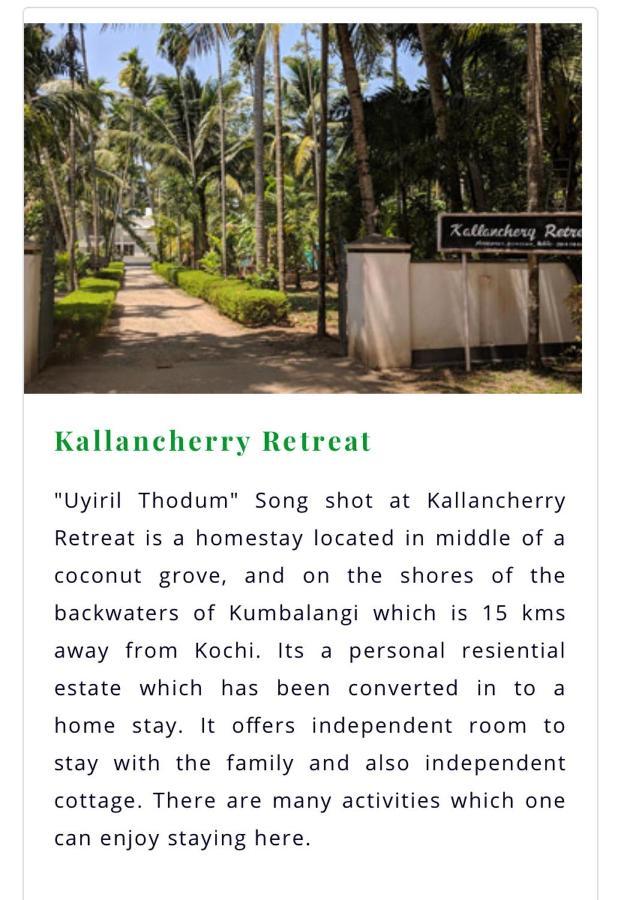 Kallanchery Retreat Kochi ภายนอก รูปภาพ